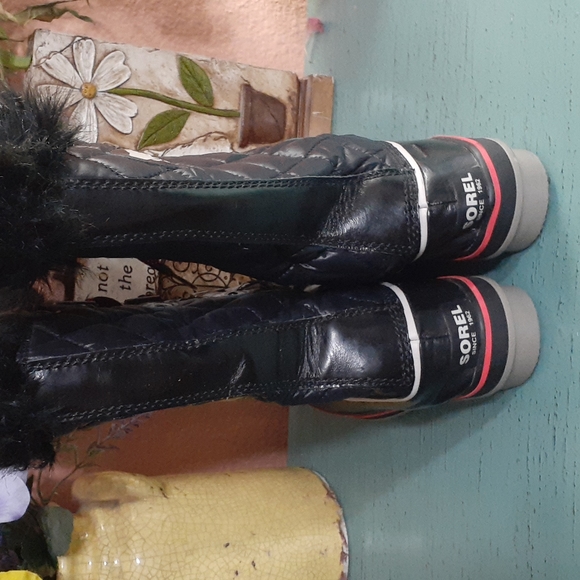 SOREL WATERPROOF SNOW/RAIN BOOTS SZ 7 - Picture 3 of 7
